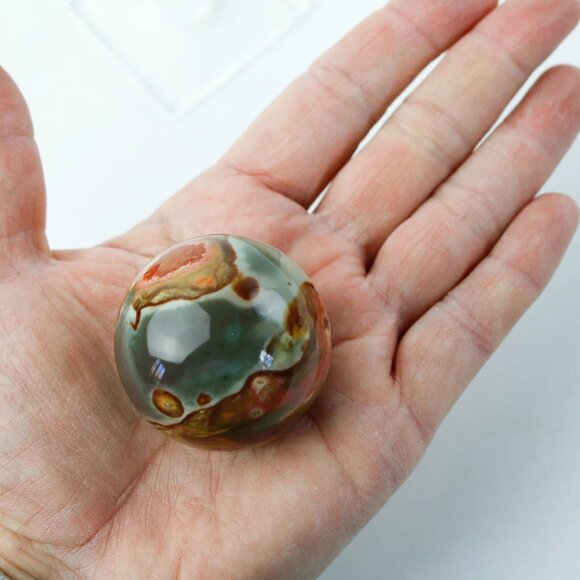 Polychrome Jasper Sphere - Picture 9 of 12
